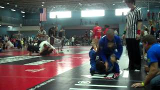 Jake Mize Whitebelt Gi Match at NAGA [upl. by Aleuqahs]