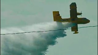 CL 415 Water Bomber in Action Canadian Internatiional Airshow [upl. by Ettari]