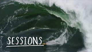 Russell Bierke Battles A Heavy Day At Shipstern Bluff  Sessions [upl. by Gnaoh]