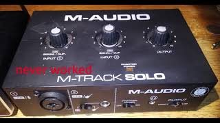 quotBehringer UMC22quot vs quotMaudio Mtrackquot audio interface [upl. by Aihsyla]