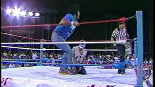 WWC Super Black Ninja Great Muta vs Invader 1 1988 [upl. by Aan300]