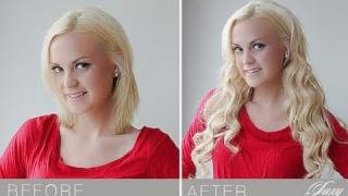 How to Blend Luxy Hair Extensions with Short Hair [upl. by Baugh974]