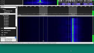 CubicSDR illegal operation in amatura radio frequence [upl. by Kiley67]