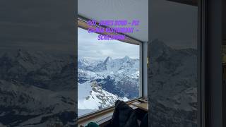 James Bond Restaurant on Piz Gloria  Schilthorn swiss Alps switzerland swiss alps shorts 007 [upl. by Shantee802]