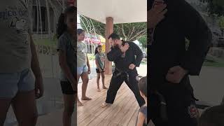 Projeto Hapkido educar na cidade de feira grande Alagoas aula da 1° defesa pessoal da faixa branca [upl. by Ardelis955]