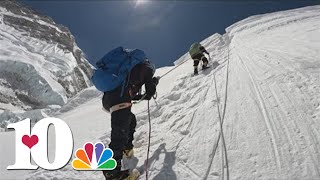 Knoxville native and blind veteran emotional after Mount Everest climb [upl. by Irbua]