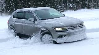 VW Tiguan 2018 TDI 20150hpHaldex 5gen  snow OFFroad [upl. by Mott462]