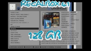 Recalbox 41 completo 128 Gb para Raspberry Pi 3 [upl. by Ahsias]