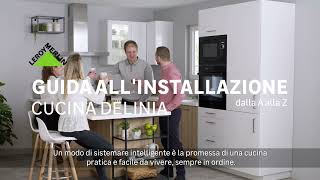 Guida allinstallazione della Cucina Delinia  Come installare gli elementi estraibili della cucina [upl. by Anual]