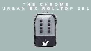 Chrome Urban Ex 28L Rolltop Backpack [upl. by Amasa]