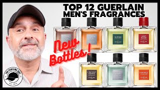 Top 12 GUERLAIN MENS FRAGRANCES  Bottle Changes Discontinued Guerlain Mens Fragrances [upl. by Bocock549]