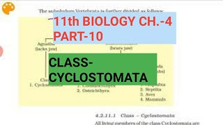 Class 11 BiologyCh4 Part10Class CyclostomataStudy with Farru [upl. by Oyek]