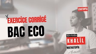 EXERCICE MATRICE CORRIGE BAC ECO PRINCIPALE 2022 Correction détaillée [upl. by Ivel]