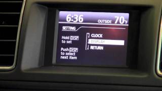 2012  Toyota  Highlander  MultiInformation Display Settings  How To By Toyota City [upl. by Nonac]