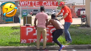 WHITE ONLY PIES In The HOOD PRANK [upl. by Noira744]