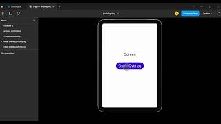 How to close an overlay  Modal  in figma [upl. by Juta591]