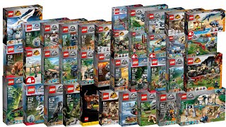 All LEGO Jurassic World Sets 2015  2022 CompilationCollection Speed Build [upl. by Harve109]