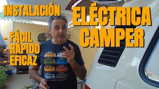 Instalación eléctrica CAMPER en 10 MINUTOS TUTORIAL FÁCIL [upl. by Alyks]