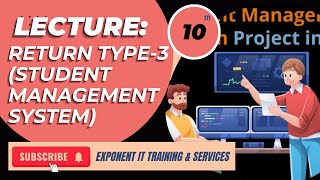 Java Lecture 10 Return Type3 Student Management System [upl. by Clute8]