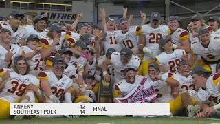 Ankeny tops Southeast Polk 4214 for Class 4A state football championship [upl. by Chud639]