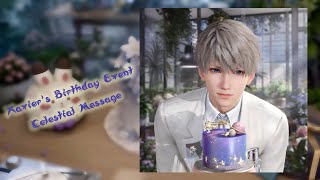 Xavier Birthday Event Celestial Message and video call  Love and Deepspace  KR dub [upl. by Balfore627]