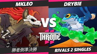 The Throne 2  drybie Ranno Vs MkLeo Forsburn Rivals of Aether 2  RoA2 [upl. by Laved]