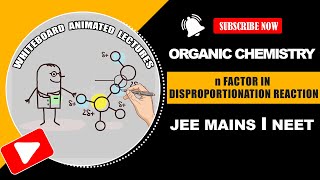 How to find n factor in disproportionation reaction organicchemistry neet2022 jee2022 [upl. by Annaiel]