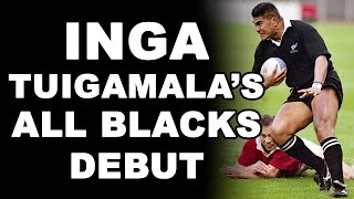 Inga Tuigamalas All Blacks Debut [upl. by Itsur]