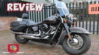 2018 Softail Heritage Ride Review  Harley Davidson [upl. by Hewie935]