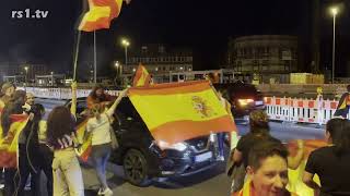 Remscheid feiert Europameister Spanien [upl. by Assilak]