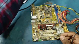 HCL h61 motherboard no display problem fixed amptest which cpu support trctech [upl. by Nica71]