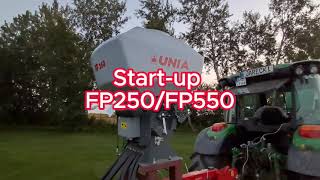 UNIA FP 250  550 First start  step by step instructions [upl. by Aicnetroh]