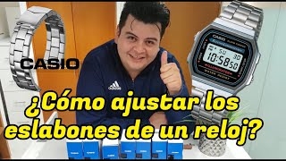 ¿CÓMO ajustar los ESLABONES de un RELOJ [upl. by Acceber]