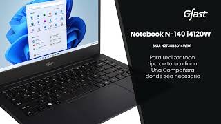 Notebook Gfast N140 i4120W Intel Celeron 4GB de RAM 120GB SSD Win11 [upl. by Block472]