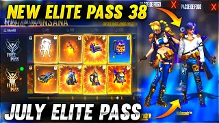 FREE FIRE NEW ELITE PASS FULL VIDEOSEASON 38 ELITE PASS FREE FIRE [upl. by Becht]