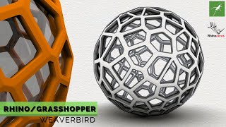 Grasshopper Tutorial Rhino weaverbird [upl. by Gwenore]