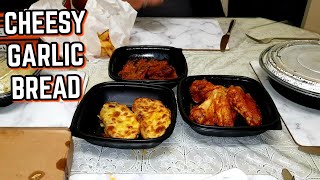 Manjaros Cheesy Garlic Bread Food Review [upl. by Ysnat291]