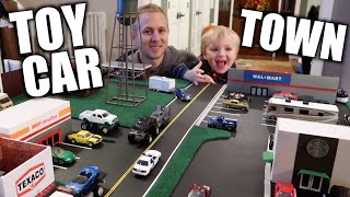 WE BUILT A TOY CAR TOWN 164 scale Diorama DIY [upl. by Moreen]