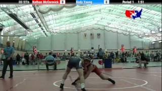 University Natls FS 63 KG  13875 lbs Nathan McCormick vs Kody Young [upl. by Salome397]