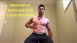 self abdominal massage for constipation [upl. by Lenoil]