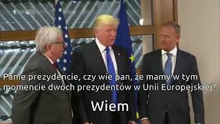 Osobiste relacje Tuska z Donaldem Trumpem [upl. by Atinaujnas]