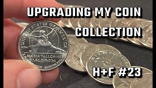 I Upgraded My Coin Collection  Washington Quarter Hunt and Fill 23 [upl. by Rogovy537]