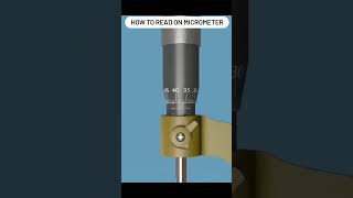 HOW TO READ ON MICROMETER science physics experiment [upl. by Orelle777]