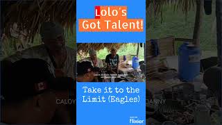 Philippine Grandpa Performs Eagles Take it the Limit  Acoustic Cover Shorts music [upl. by Inge]