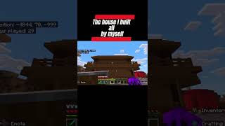 I built this brick by brick subscribe minecraft gaming [upl. by Maier]