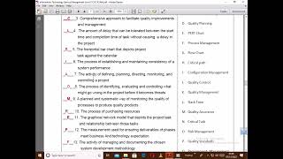 Information Technology Service Management Level V COC EXAM [upl. by Robbi]