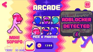 Stick Fighter PCWeb Mike Sopapo  1 Player Mode Playthrough [upl. by Thorner614]