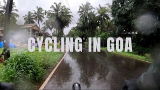 Busy Cycling Route Varca to Benaulim Beach Area in Goa  POV Ride [upl. by Ardis885]