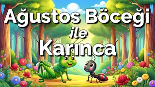 AĞUSTOS BÖCEĞİ İLE KARINCA  THE CICADA AND THE ANT  FAIRYTALE [upl. by Rutherfurd]