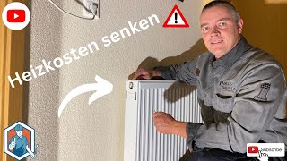 Heizkörper richtig entlüften Heizkosten senken  Anleitung 🛠😎 [upl. by Vadim]